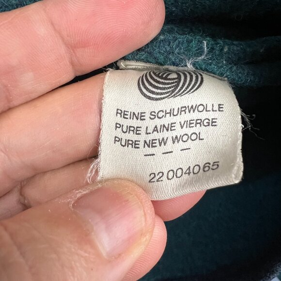 GEIGER Austria 100% Wool Sweater Cardigan Size 42 - Picture 7 of 8